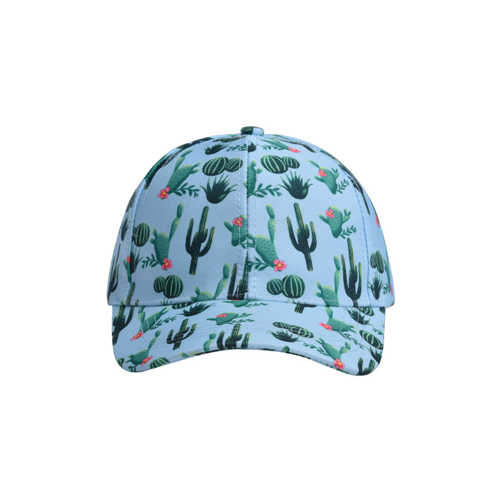 Wholesale Summer Printed Cactus Baseball Hat